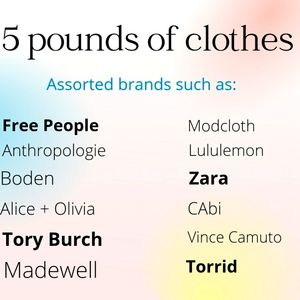 Resellers Mystery Box 5lbs of NWT/NWOT/EUC various sizes